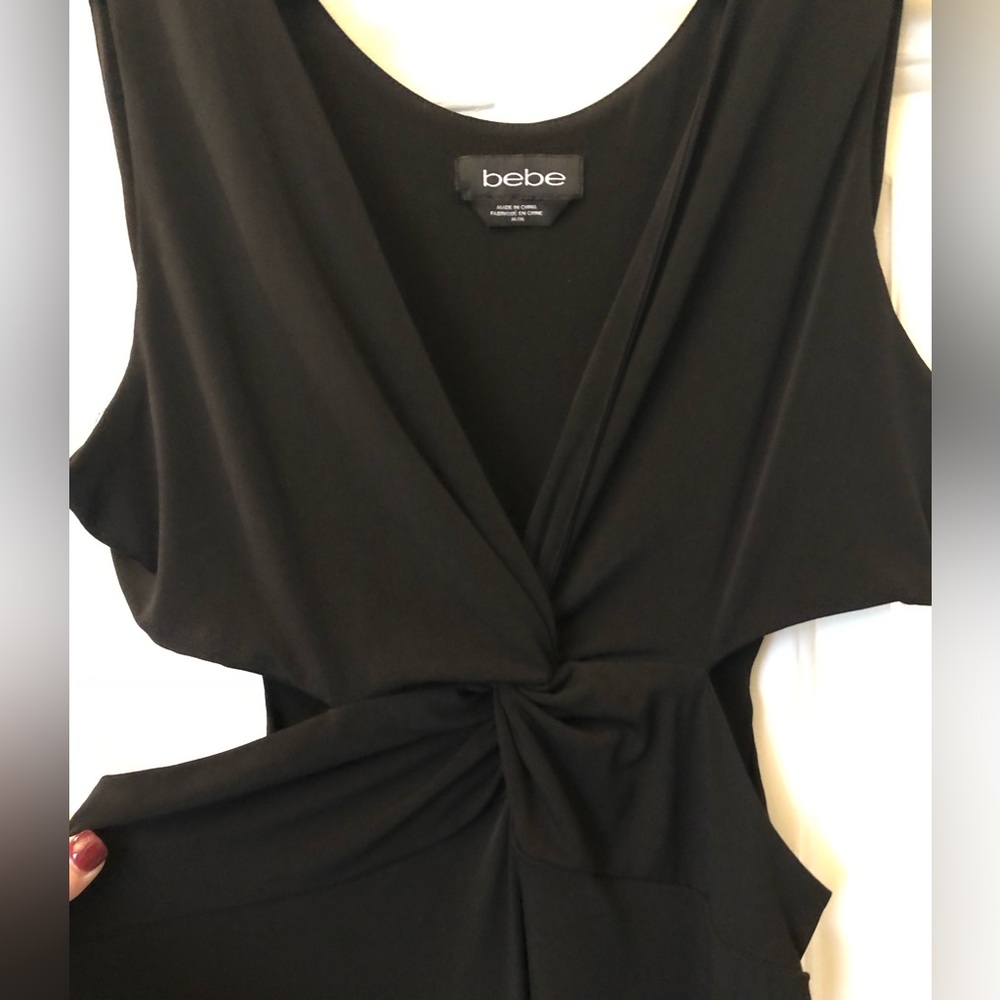 Bebe Black Cutout Jumpsuit